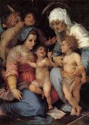 Andrea del Sarto The Virgin and Child with Saint Elizabeth. St. John childhood. Two angels France oil painting artist